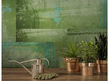 GREEN DREAM - Vinyl or fyber glass wallpaper by N.O.W. Edizioni