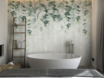 GREEN HOUSE - Wallpaper with floral pattern by N.O.W. Edizioni