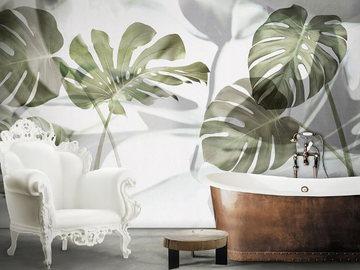 JUNGLE / DELICIOSA - Washable glass-fibre or vinyl wallpaper by N.O.W. Edizioni