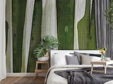 TEXTILE GREENVISION - Vinyl or fyber glass wallpaper by N.O.W. Edizioni