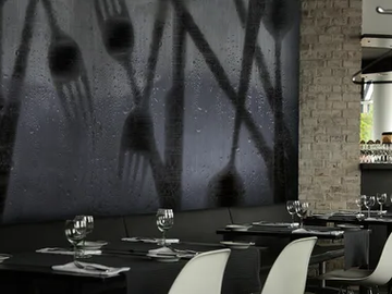 URBAN ICE - Washable panoramic glass-fibre wallpaper by N.O.W. Edizioni