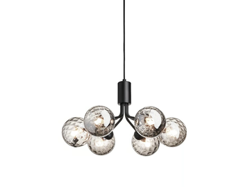 APIALES 6 OPTIC - Glass pendant lamp by Nuura