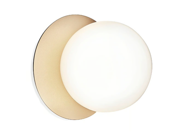 LIILA 1 OPAL - Blown glass wall lamp / ceiling lamp by Nuura
