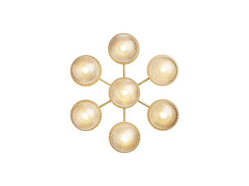 LIILA STAR OPTIC - Painted metal and glass wall lamp / ceiling lamp by Nuura