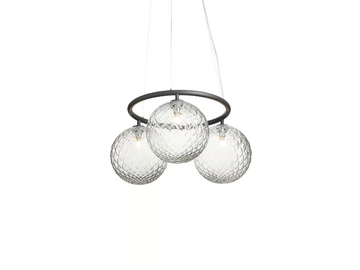 MIIRA 3 CIRCULAR OPTIC - LED glass chandelier by Nuura