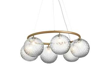 MIIRA 6 CIRCULAR OPTIC - LED blown glass pendant lamp by Nuura