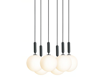 MIIRA 6 OPAL - Blown glass pendant lamp by Nuura