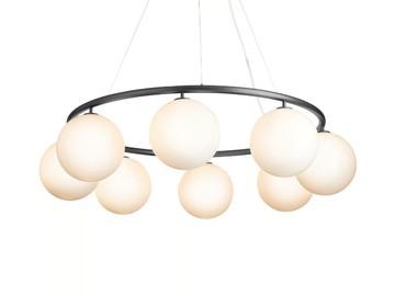 MIIRA 8 CIRCULAR OPAL - LED opal glass pendant lamp by Nuura