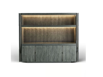 CANZONE GN8003 - Eucalyptus bar cabinet with integrated lighting by OAK