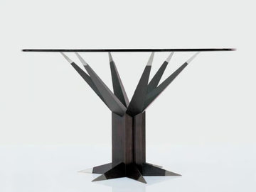 ENERGIA - Wood and glass meeting table by OAK