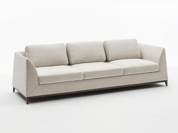 MANZONI SC5072 - 3 seater fabric sofa by OAK