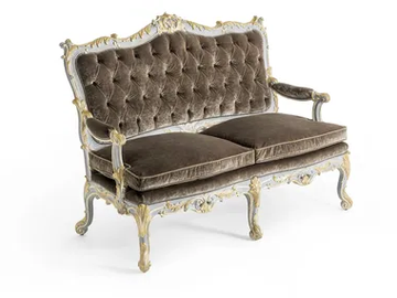 MG3412/2 - Classic style fabric small sofa by OAK