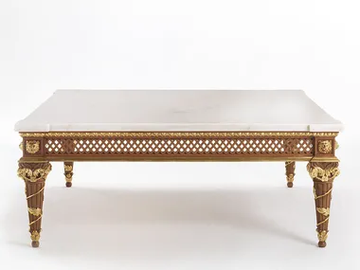 MG4327/ROV - Square solid wood coffee table by OAK