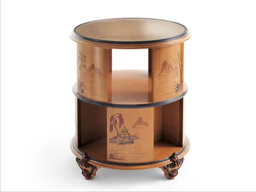 MG4348/LUC - Round wooden coffee table by OAK