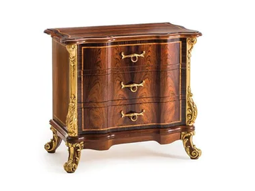 MG6716 - Rosewood bedside table with drawers by OAK