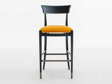 NUOVA SC5038 - High upholstered stool with footrest by OAK