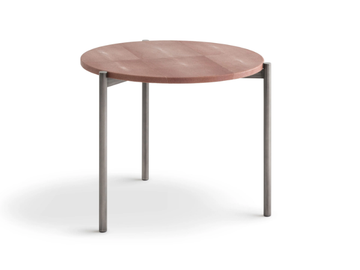 RITMO GN8032/PP - Round leather coffee table by OAK