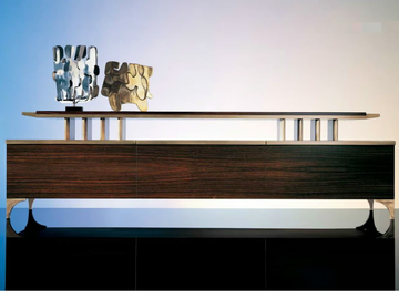 SC1001/A - Wooden low cabinet with doors by OAK
