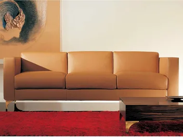 SC1008/3P - 3 seater leather sofa by OAK