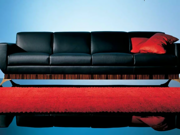 SC1010/4P - 4 seater leather sofa by OAK
