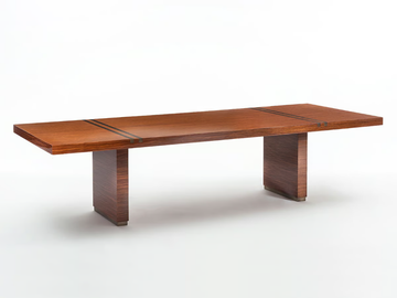 SENATO SC7005 - Rectangular rosewood meeting table by OAK