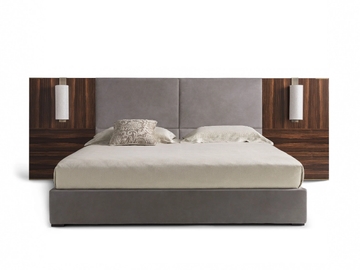 TENORE GN8091/200 - Leather headboard for double bed by OAK