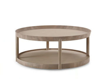 ARCHIPELAGO - Low round wooden coffee table by Offecct