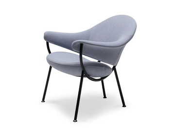 MURANO - Fabric easy chair with armrests by Offecct