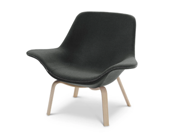 OYSTER WOOD LOW - Easy chair by Offecct