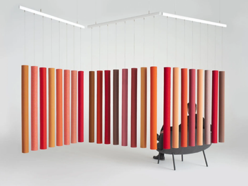 SOUNDSTICKS - Fabric acoustic baffles by Offecct