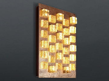 DAMA - LED bronze wall light by OFFICINACIANI