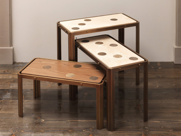 DOMINO - Rectangular coffee table by OFFICINACIANI