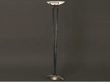 HL1071FL-2 - Glass and iron floor lamp by OFFICINACIANI
