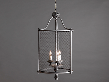 RETE - Wrought iron pendant lamp by OFFICINACIANI