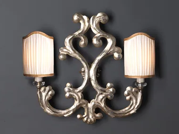 RICAMI - Handmade wrought iron wall light by OFFICINACIANI