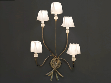 SOFT - Handmade wrought iron wall lamp by OFFICINACIANI
