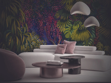 FLOW GARDEN COLOR - Wallpaper / wall tiles by Officinarkitettura®