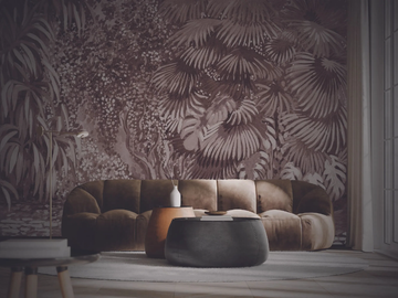 FLOW GARDEN MATINE' - Wallpaper / wall tiles by Officinarkitettura®