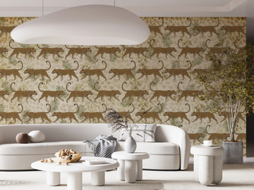 WALKING LEOPARD - Wall tiles / wallpaper by Officinarkitettura®
