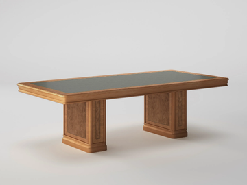 ART&MOBLE - Rectangular wood veneer meeting table by Ofifran
