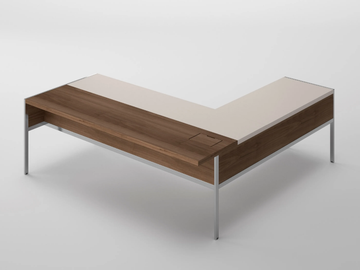 GALLERY - Sectional wood veneer office desk by Ofifran