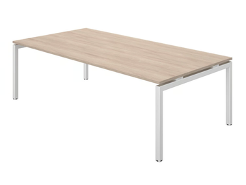 NEXO - Rectangular wood veneer meeting table by Ofifran