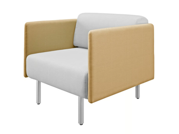 PIEM - Fabric armchair with armrests by Ofifran