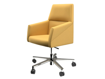 RAY - Fabric executive chair with aluminium base by Ofifran