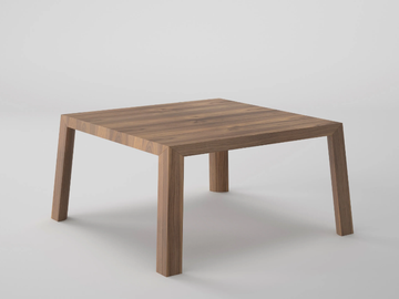 TOLA - Square wood veneer meeting table by Ofifran
