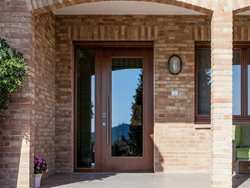 EVOLUTION - Safety door with armored glass by OIKOS VENEZIA