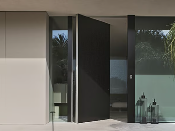 SYNUA - Pivot Corian® safety door by OIKOS VENEZIA