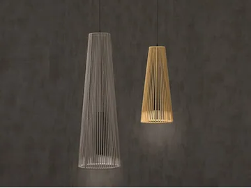 SAVINA - LED handmade rope pendant lamp by Olé Lighting