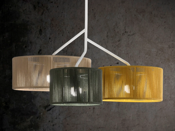 SENIA - LED handmade rope pendant lamp by Olé Lighting