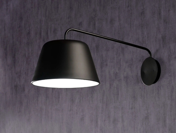 SENTO - LED adjustable wall lamp with fixed arm by Olé Lighting
